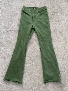 Levi's Green Boot Cut Jeans